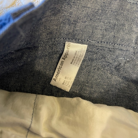 American Apparel linen high waisted shorts - s26 - Picture 4 of 5